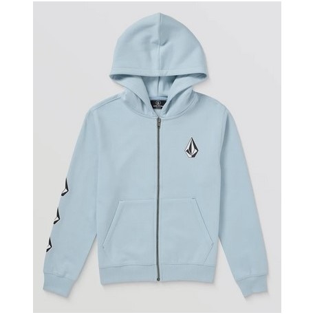 Sweat Junior VOLCOM Iconic Stone Zip Ice Blue