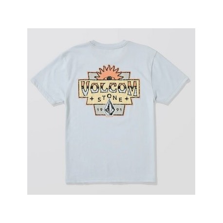 VOLCOM Sure Thing Ice Blue Junior T-Shirt