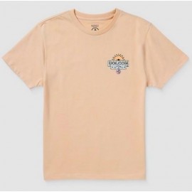 Junior VOLCOM Sure Thing Peach Tee Shirt