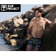 SUN PROJECT Toucan2 Men's Boxer Swimsuit Black