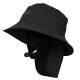 FCS Essential Surf Bucket Hat Black Teal