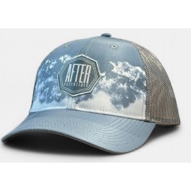 After Bleached Blue Trucker Cap