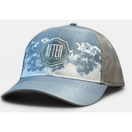 After Bleached Blue Trucker Cap