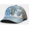 After Bleached Blue Trucker Cap