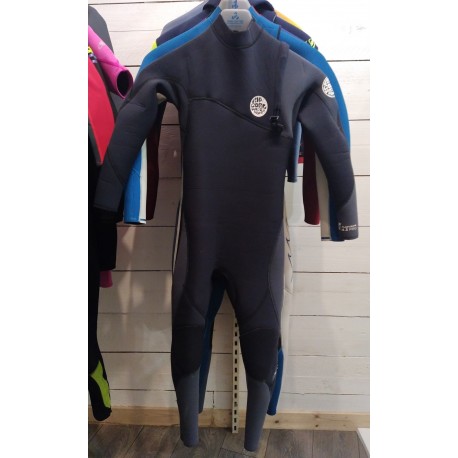 Combinaison d'Occasion Rip Curl Flash Bomb Free Zip 4/3mm T:10ans