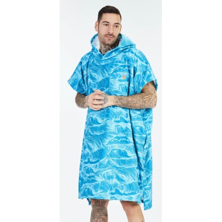 Poncho After Ocean Blue
