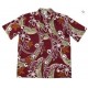 Chemise Hawaiienne Aloha Republic Island Tapa Bordeaux