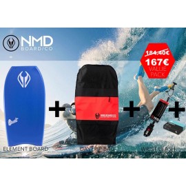 Bodyboard NMD Element PE HD 41" Royal Blue Fluro Yellow
