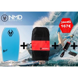Pack Bodyboard NMD Element PE 40\" Aqua