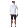 Lycra Vissla Warm Seas Eco Manche longue Cagoule Blanc