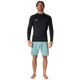 Vissla Warm Seas Eco long sleeve Rash Guard Black