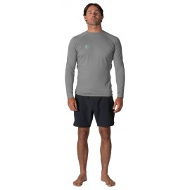 Vissla Warm Seas Eco long sleeve Rash Guard Grey