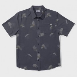 Chemise Homme Salty Crew Breezer Perf Tech Wvn Charcoal