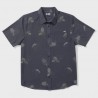 Men's Salty Crew Breezer Perf Tech Wvn Charcoal Shirt