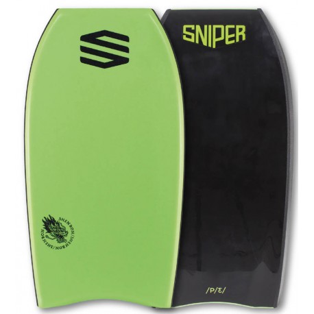Bodyboard Sniper Shenron PE 44" Green Black