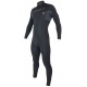 Wetsuit Sooruz Men Fighter Chest Zip 4/3mm Black