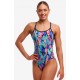 FUNKITA Diamond Safety Tickle Torture Rules Women's 1 Piece Swimsuit
