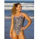 Women's One Piece Swimsuit FUNKITA Diamond Back Copper Cluster