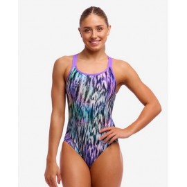 Maillot de bain 1 Piece Femme FUNKITA Eclipse Fly Dye