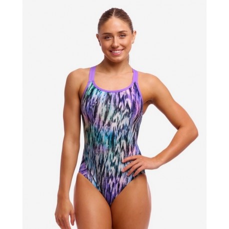 Maillot de bain 1 Piece Femme FUNKITA Eclipse Fly Dye
