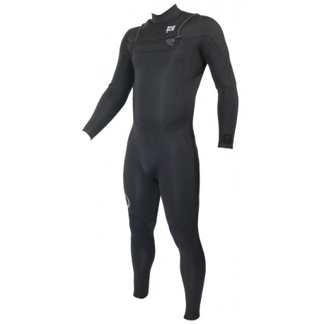 Wetsuit Sooruz Men Fly+ Front Zip 4/3mm Organic Oysterprene Black