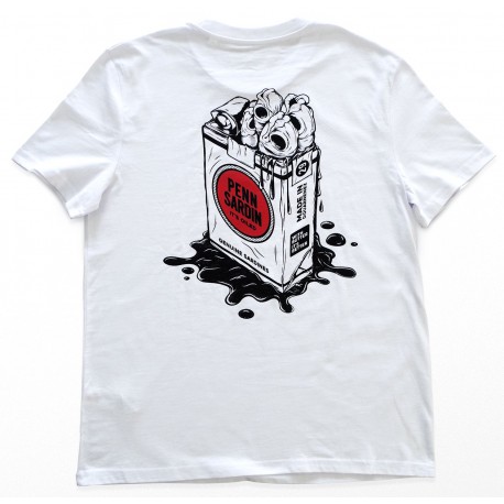 Tee Shirt Dreuz Penn Sardin, it's Oiled Blanc