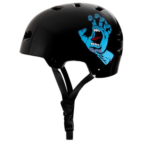 Bullet x Santa Cruz Helmet Screaming Hand Youth Gloss Black