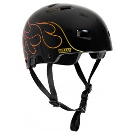 Bullet Youth Helmet T35 Flame Gloss Black