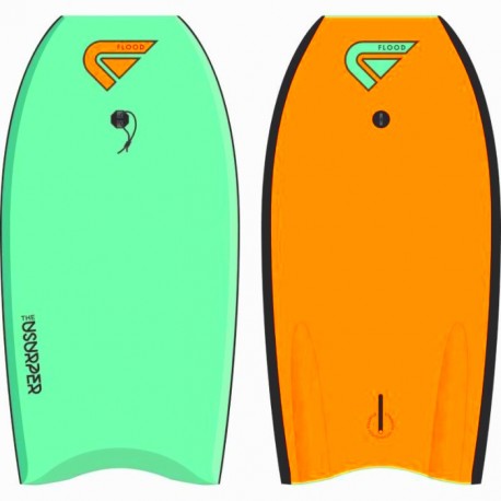 Bodyboard Flood Usurper EPS Stringer T:39" Seagreen Tangerine