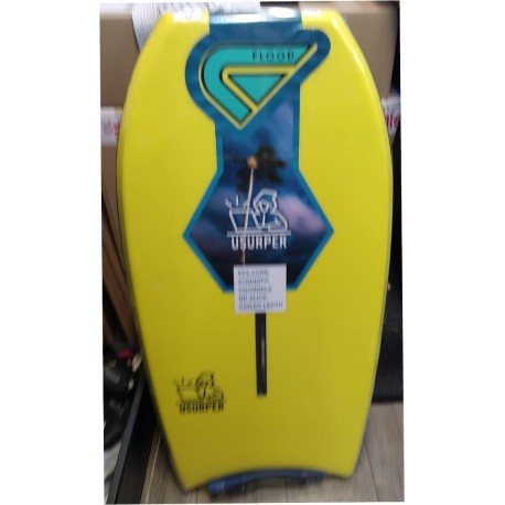 Bodyboard Flood Usurper EPS Stringer T:37" Yellow Teal