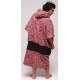 Poncho All-In V Beach Crew Japanese Red