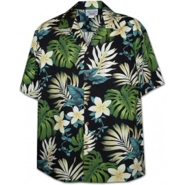 Hawaiian Shirt Pacific Legend Dark Jungle