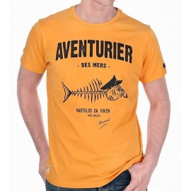 Tee Shirt Homme Stered Aventurier Pesk Jaune
