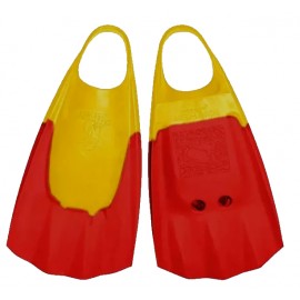Palmes Wave Gripper Jaune Rouge
