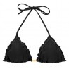 Haut de Maillot de Bain RIO DE SOL Top Shimmer Black Frufru
