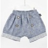 Short Bébé PAPYLOU Short Montpellier Bleu Clair