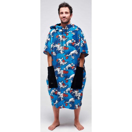 Poncho All-In V Beach Crew Nippon Wave