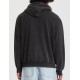 VOLCOM Men's Studder Black Zip-Up Hoodie