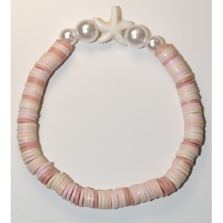 MISS CELTIC Bracelet Creation Pink Starfish