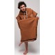 Poncho All-In Léger Waffle Caramel