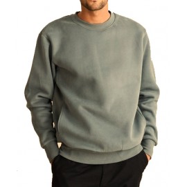Men's RHYTHM Classic Fleece Crew Silver Pine