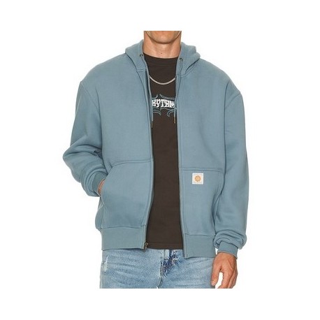 RHYTHM Thermal Slate Men's Zip Sweatshirt
