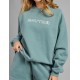 RHYTHM Logo Crew Neck Fleece women's sweatshirt sage