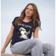 Tee Shirt Femme STERED Garde Côte Marine