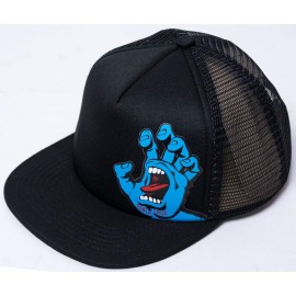 Santa Cruz Youth Screaming Hand Black Cap