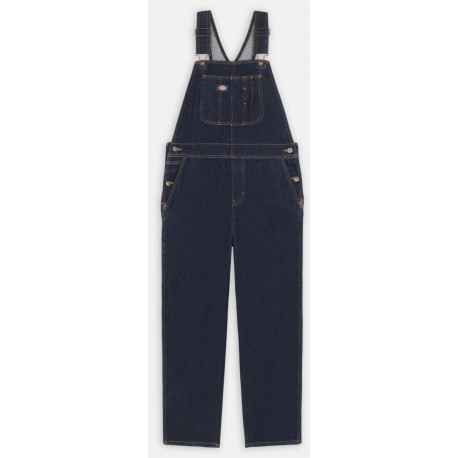 Dickies Men's Classic Denim Bib Rinsed