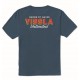Tee Shirt Homme VISSLA Sign Painter Organic Dark Denim