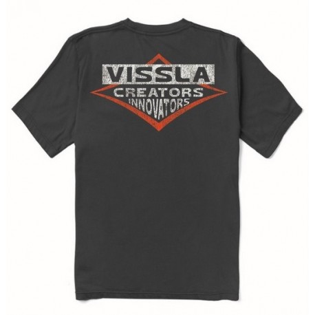 Tee Shirt Homme VISSLA Beast Premuim Organic Pocket Phantom