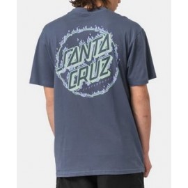 Men's T-Shirt SANTA CRUZ Burnt Opus OVRSZD Heritage Blue