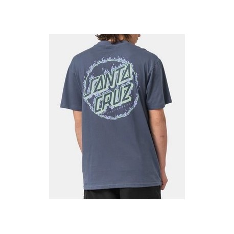 Men's T-Shirt SANTA CRUZ Burnt Opus OVRSZD Heritage Blue